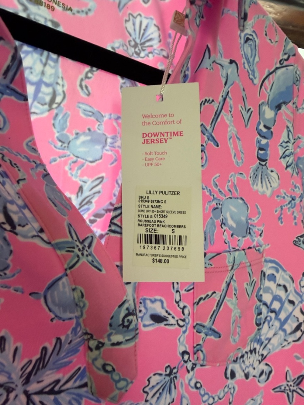 Lilly Pulitzer Pink Tropical Print Mini Dress - Picture 3 of 6